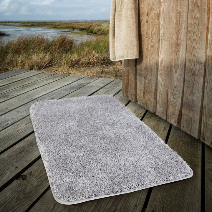 Skanto | Luxura UltraSoft Bade matte | Super-absorberende mikrofiber baderomsmatte med sklisikker bakside