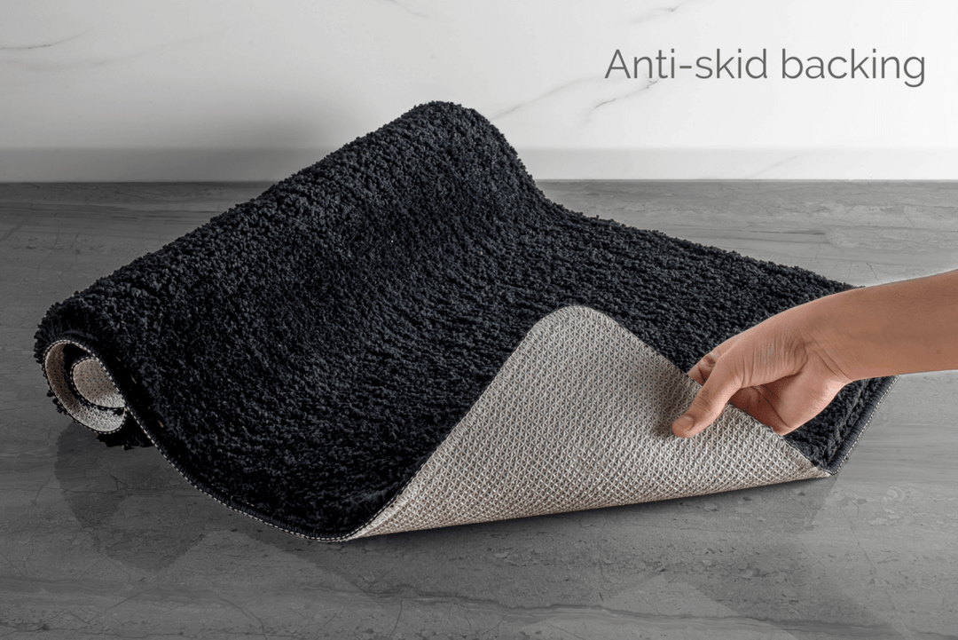 Skanto | Luxura UltraSoft Bade matte | Super-absorberende mikrofiber baderomsmatte med sklisikker bakside