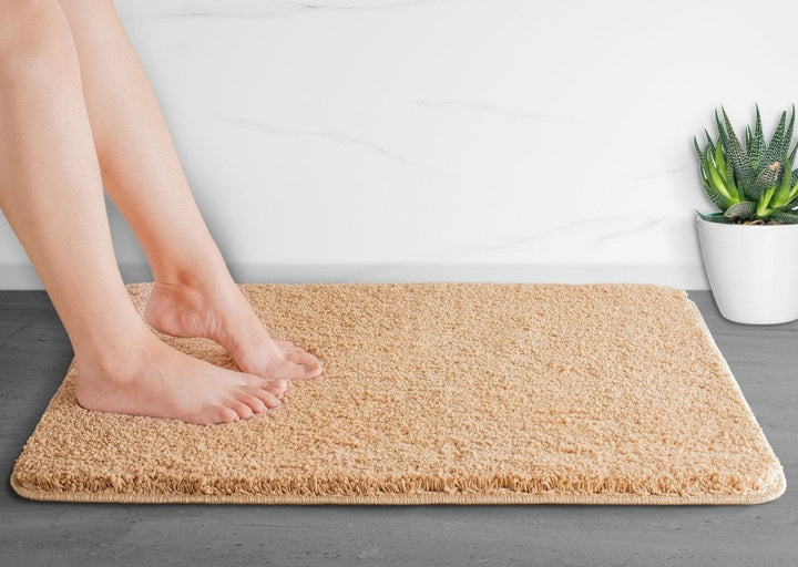 Skanto | Luxura UltraSoft Bade matte | Super-absorberende mikrofiber baderomsmatte med sklisikker bakside