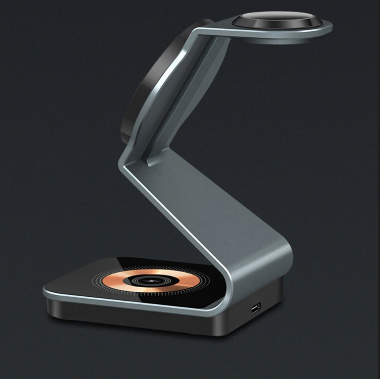 Chargy Pro - Stilfull Magnetisk Trådløs 3-i-1 Lader Skanto
