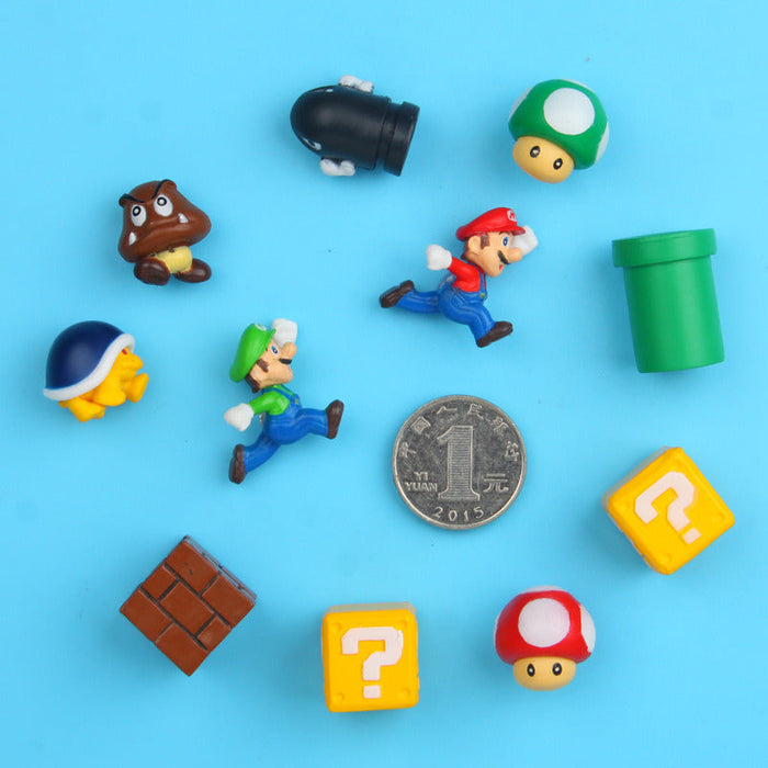 Skanto | MarioMagnet – Munter Kjøleskap Magneter for Super Mario Fans - Kjøkken Dekorasjon