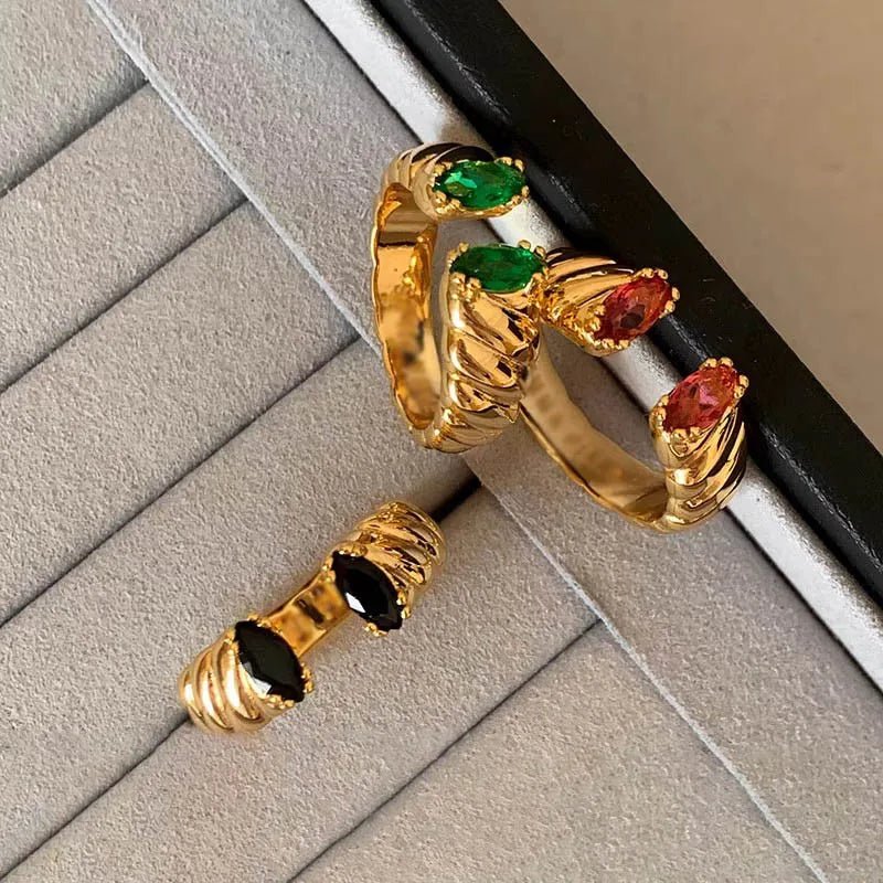 Skanto | Dual Diamond Wrapped Rings