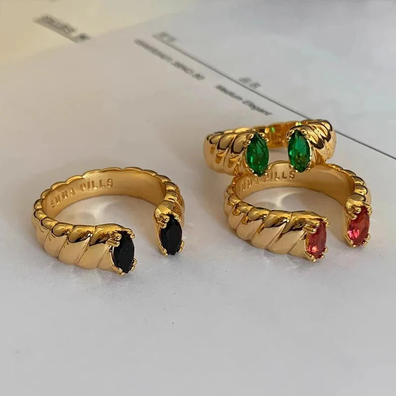 Skanto | Dual Diamond Wrapped Rings
