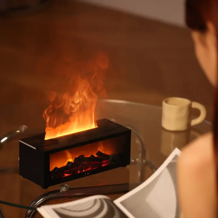 VlamMist Aroma Diffuser 300ml – Duftlampe med Flammeffekt | Skanto