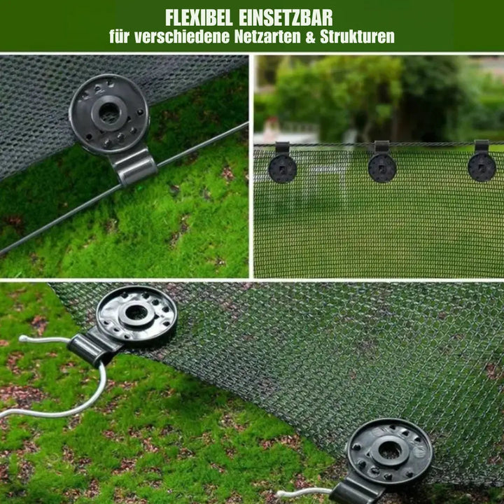 GardenGrip Pro Clips — Aldri mer ustabile nett takket være sikker hold i all slags vær! | Skanto