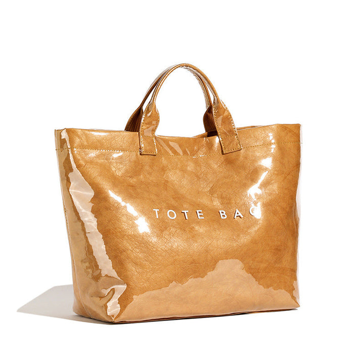 Kvinner Bokstavtrykk Tote Bag | Skanto