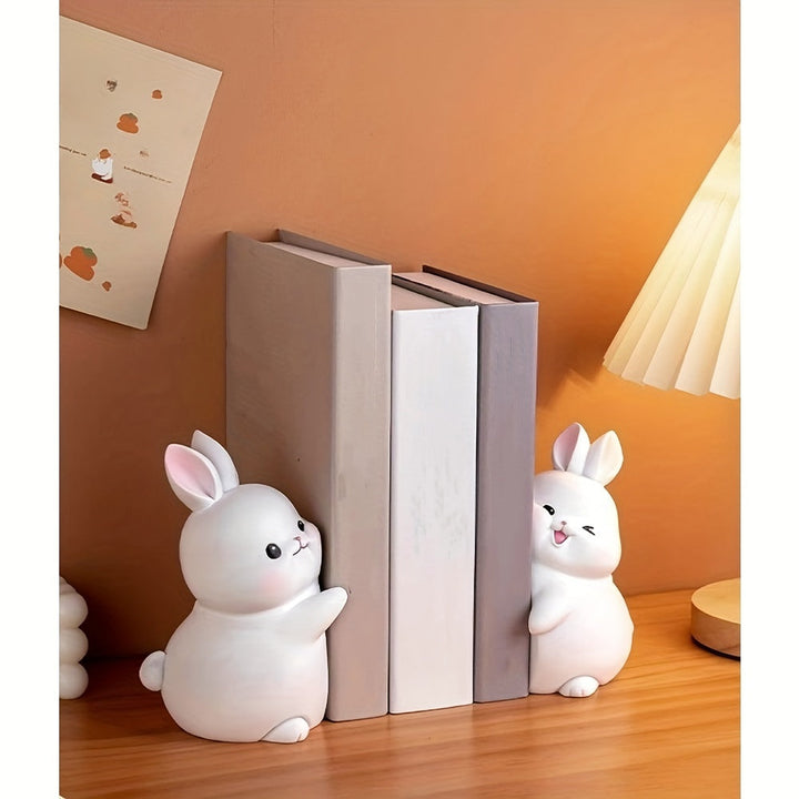 BunnyBookends – Lekne Bokstøtter i Kanin Stil Skanto