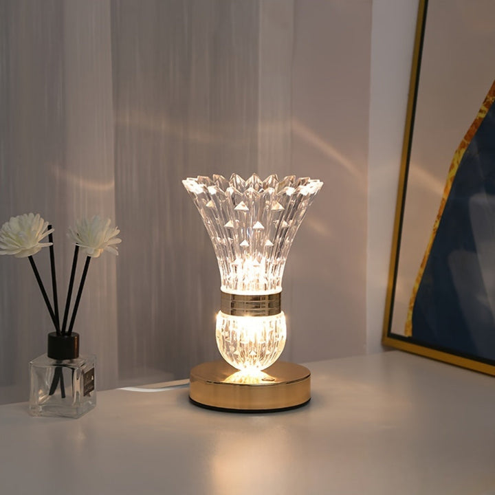 VaseLight - LED Krystall Bordlampe med Dimmbar Atmosfære Skanto