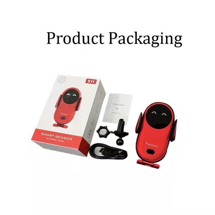 Smart Wireless Auto-Sensing Auto Håndholdt Holders Lader | Skanto