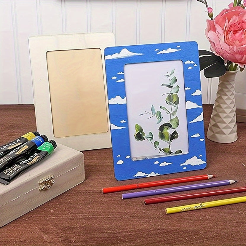 CreativeFrame – Sett med 10 DIY fotorammer Wood Skanto
