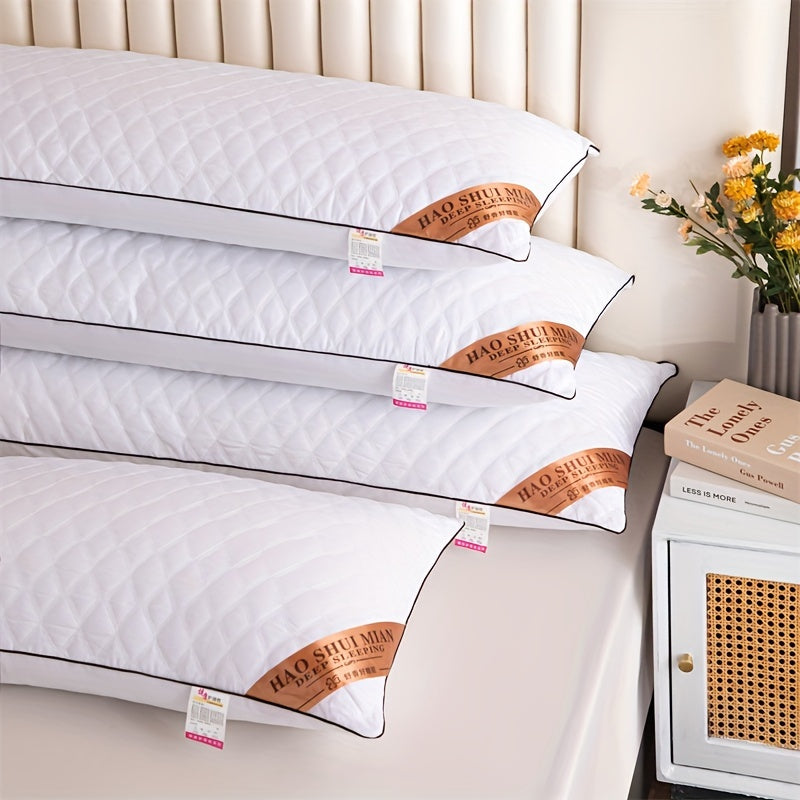 LuxurySoft - Ekstra Lang Hypoallergenisk Pute for Rygg- og Side-sovende, Myk og Pustende, Maskinvaskbar | Skanto