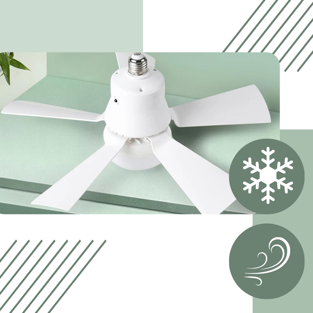 E27 Socket Fan Light | Skanto