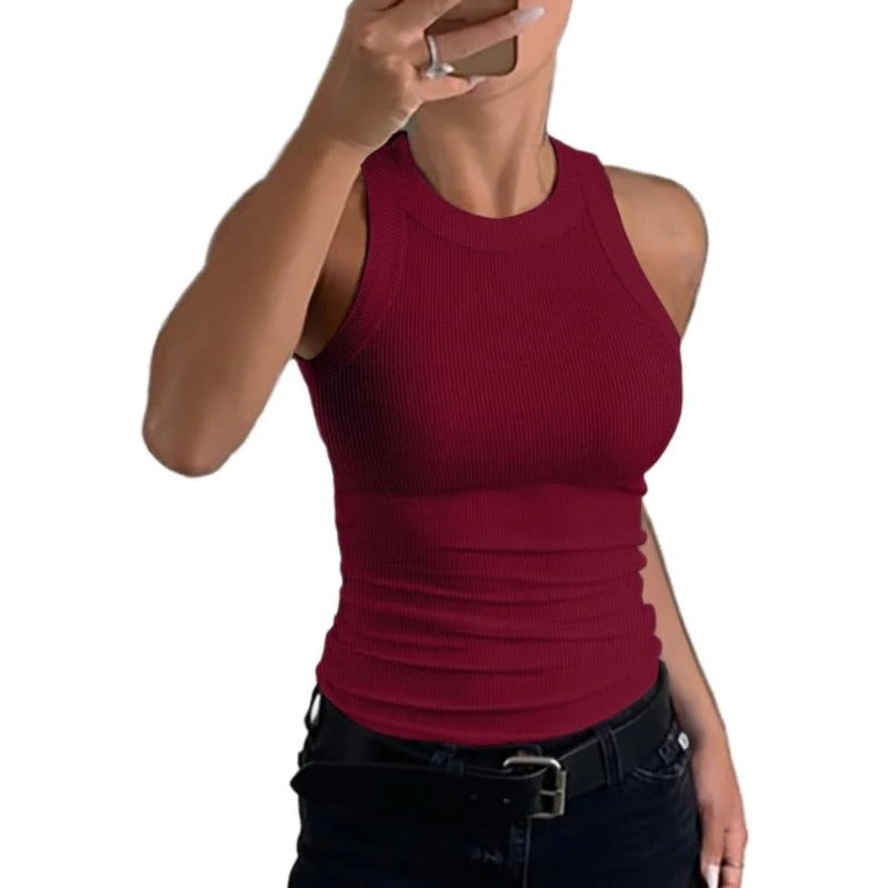 Skanto | Kvinne Ribbet Racerback Tank