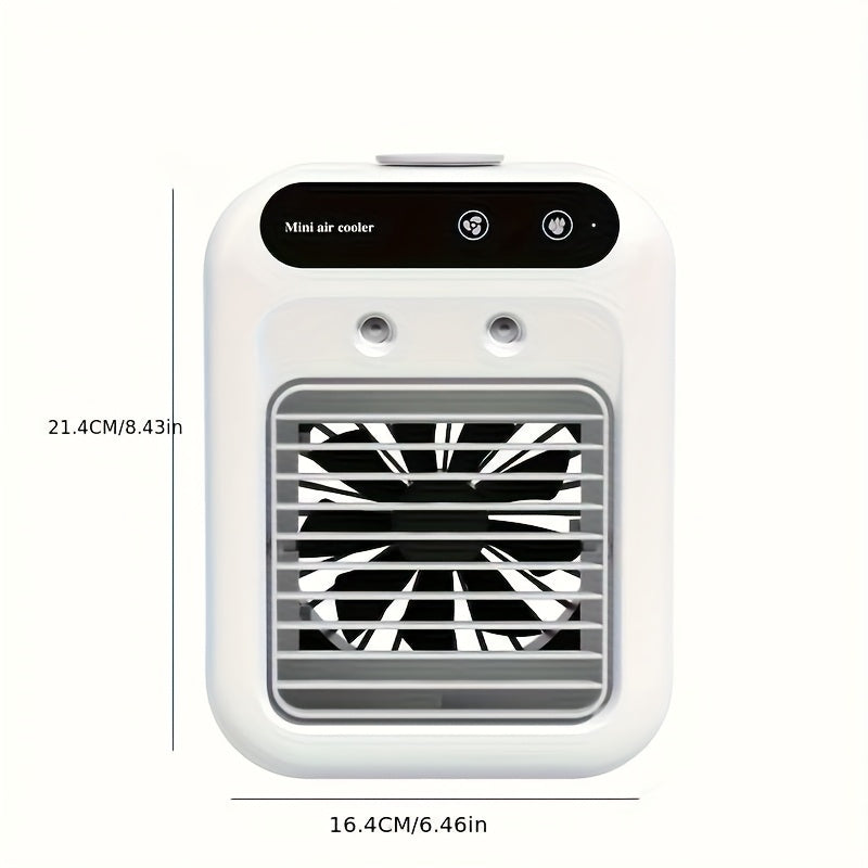 BriesKoel Mini Air Cooler med Vifte og Luftfukter | Skanto