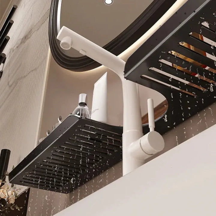 Skanto | FlexiHold Premium Hylle — Ikke mer kaos og stil som gjør vasken din til høydepunktet