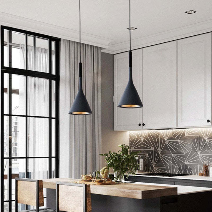 Moderne Triangel Pendellampe - Trionda | Skanto