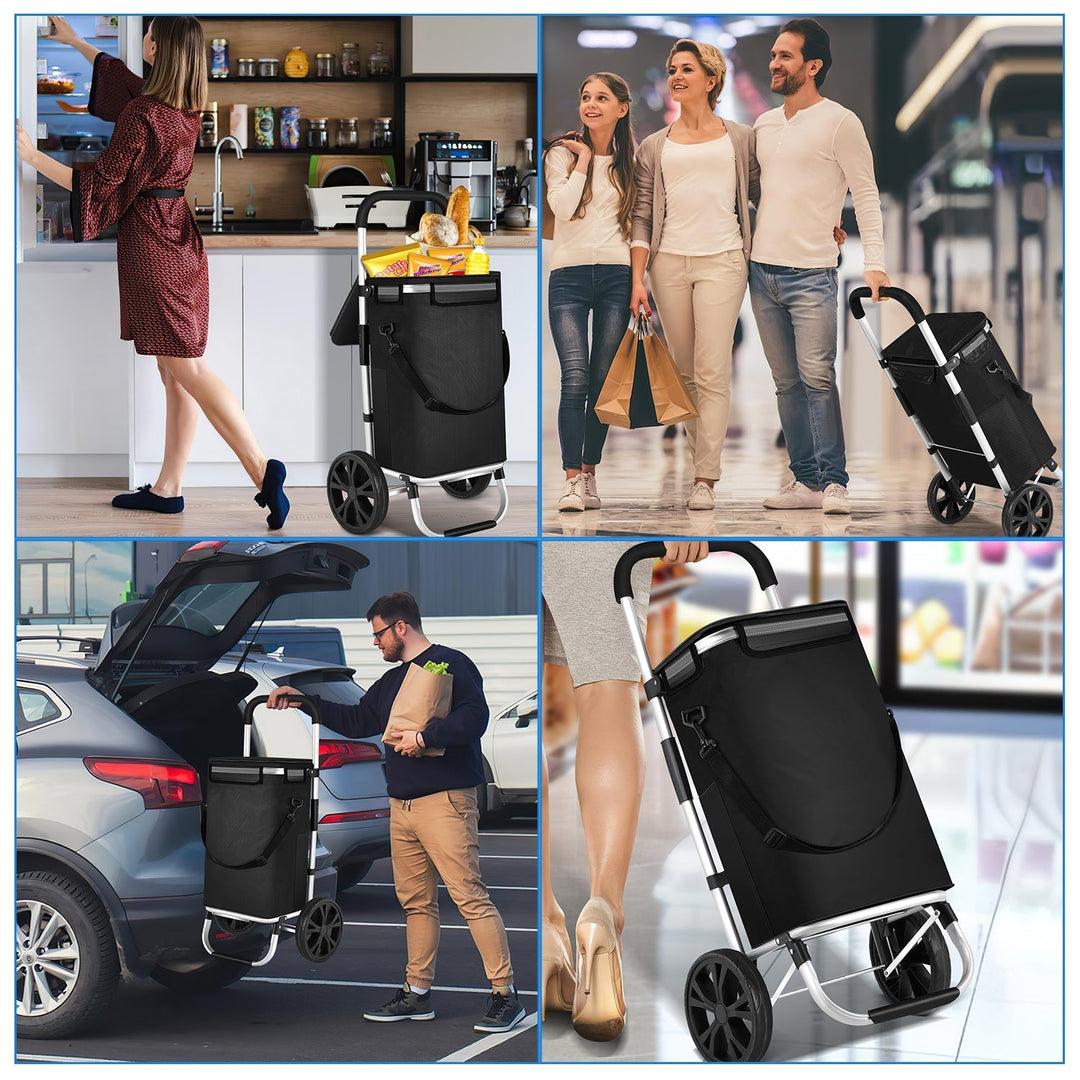 Shopping trolley shopping roller foldable 40L | Skanto