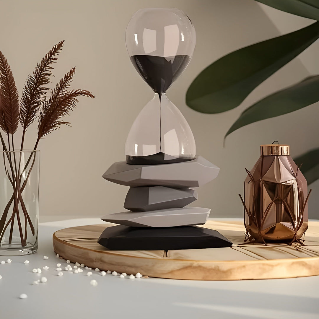 Minimalistisk timeglass – tidløst og dekorativt | Perfekt for stue og kontor
