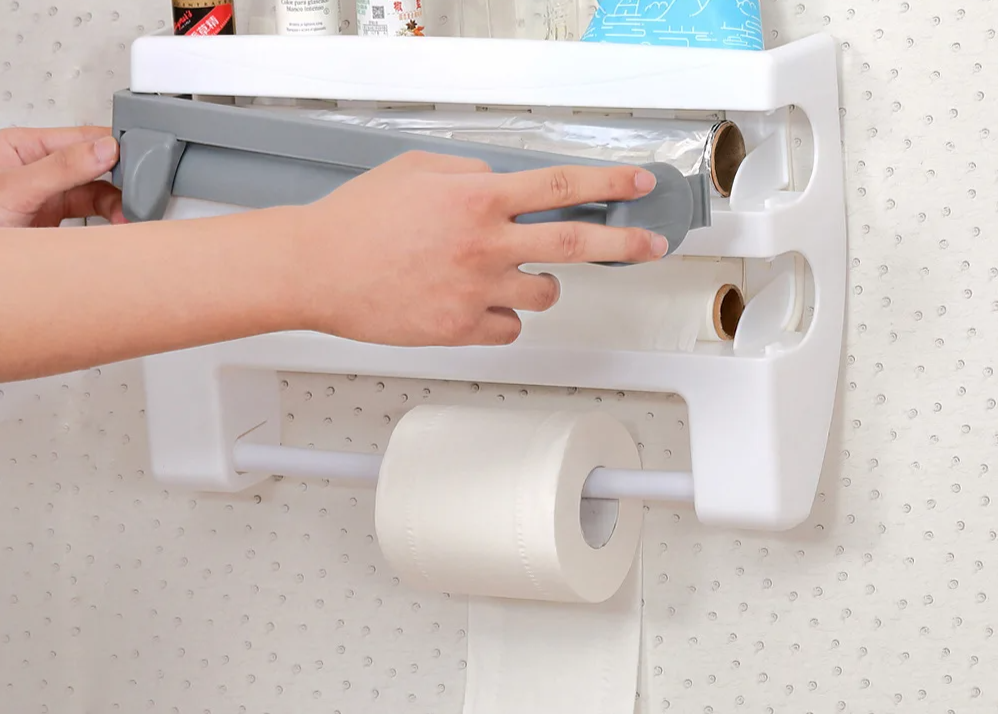 MultiFix 4-i-1 Kjøkkenrulleholder Skanto