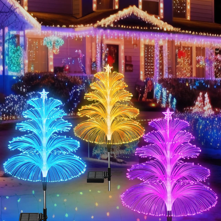 Skanto | LightGarden Solsett – 3 Fargeforandrende LED Hagebelysning på Solenergi