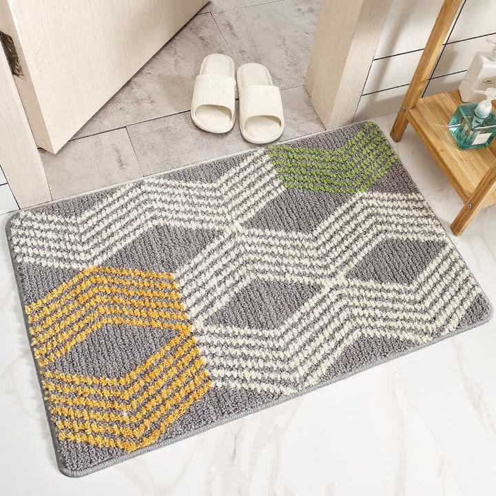 Fluffy Absorbent Bath Rug with Non Slip Backing | Skanto