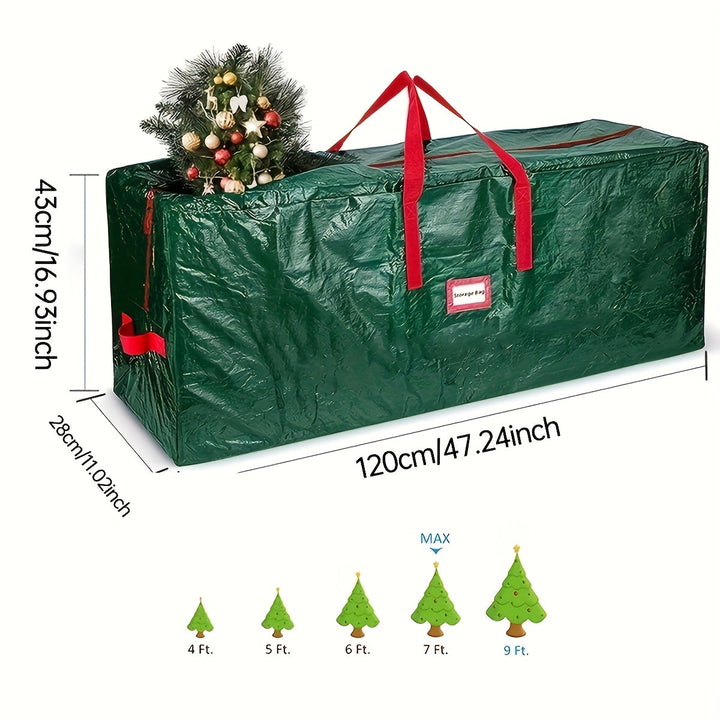 Skanto | Stor Oppbevaringspose for Kunstige Juletre – Vanntett og Holdbar Polyester Modell TreeTote