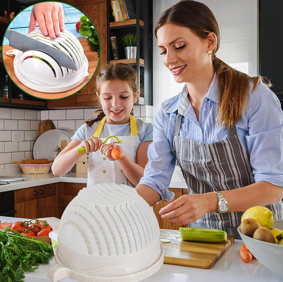 Skanto | VeggieSlice Pro — Gjør salatlagning sikkert, raskt og enkelt som barnespill! (2 deler)