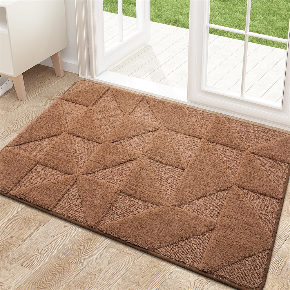 Skanto | Moderne Geometrisk Antiskli Mikrofiber Dørmatte
