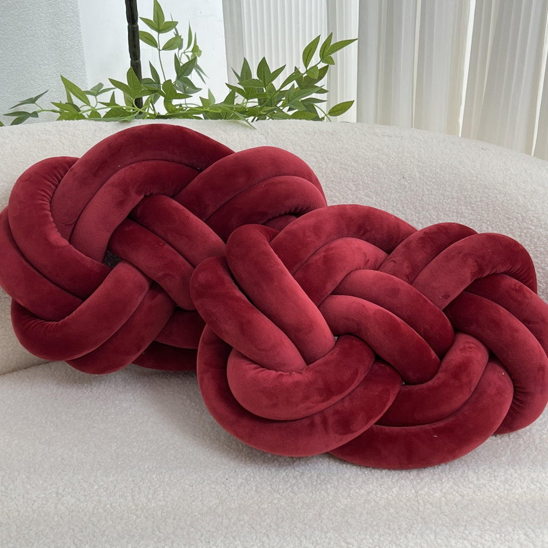 CozyPlush Set med 2 Plush Dekorative Puter – Myk Eleganse for Ditt Hjem Skanto