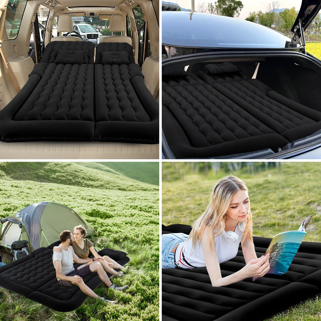 Air Bed Bil Luftmadrass med Pute | Skanto