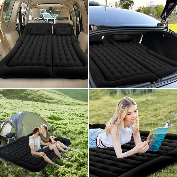 Air Bed Bil Luftmadrass med Pute | Skanto