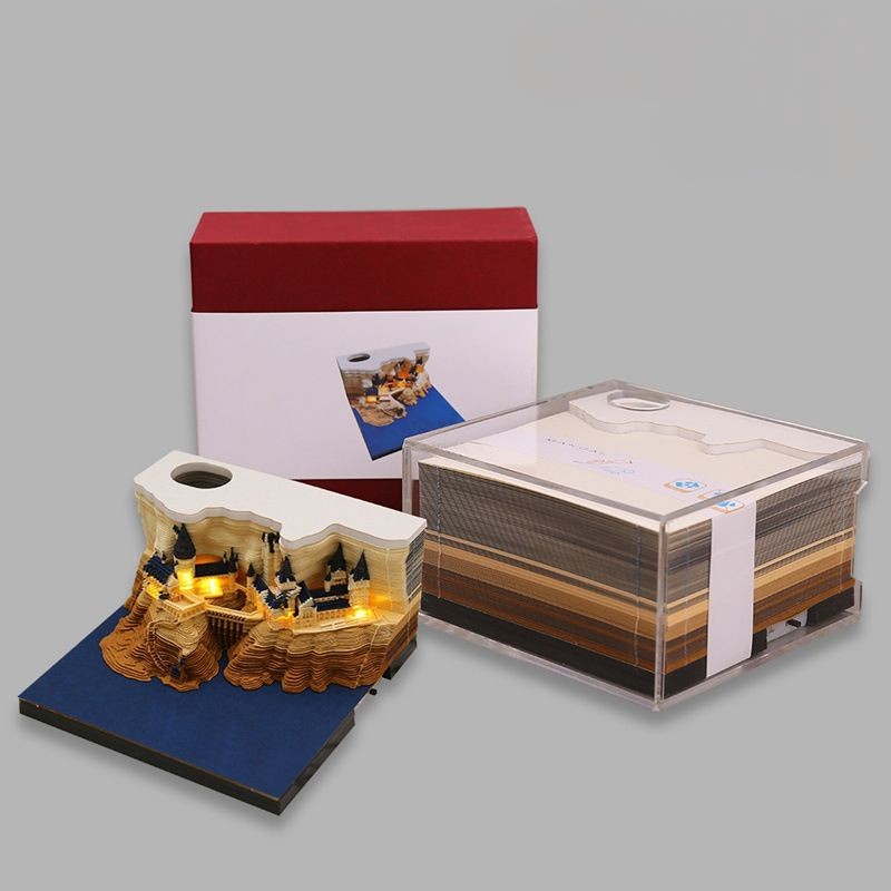 Skanto | 3D tredimensjonal notatblokk carving modell tegneserie kreativ kunstgave