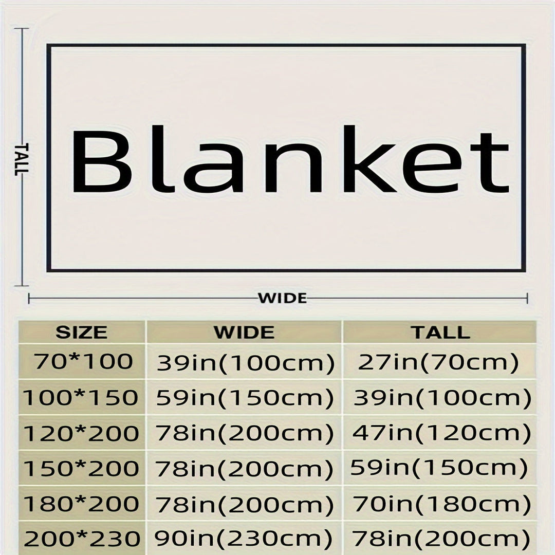 MeteorFleece – Myk Fleece Teppe med Meteor Mønster Skanto