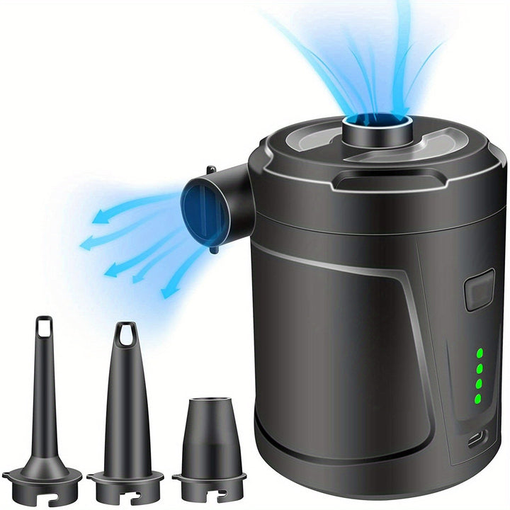 Skanto | Elektrisk Luftpumpe AirTrek Mini | USB Oppladbar & Trådløs | Kompakt & Robust | For Luftmadrasser & Utendørs