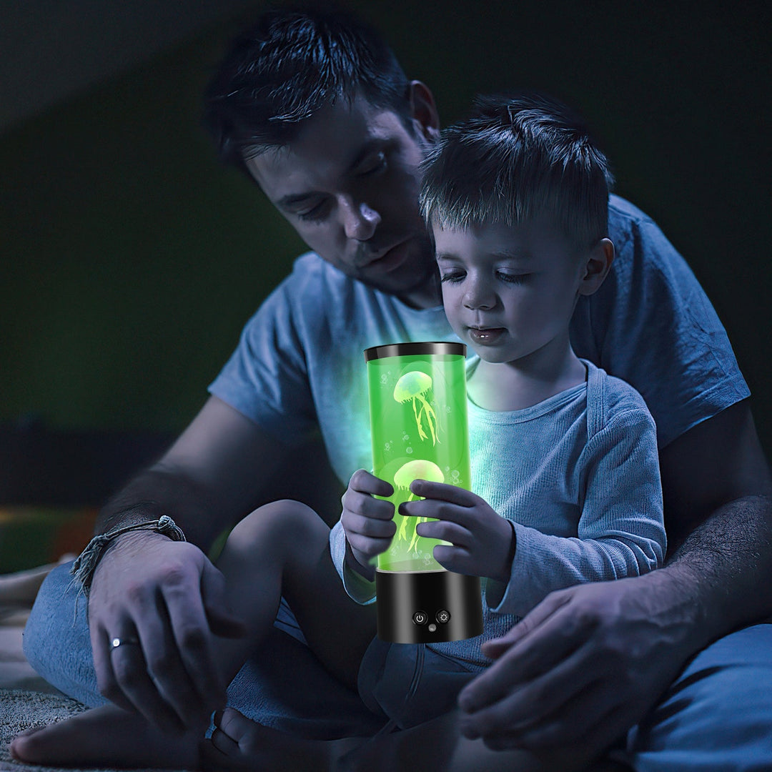 Jellyfish Lampe RGB med Fjernkontroll | Skanto