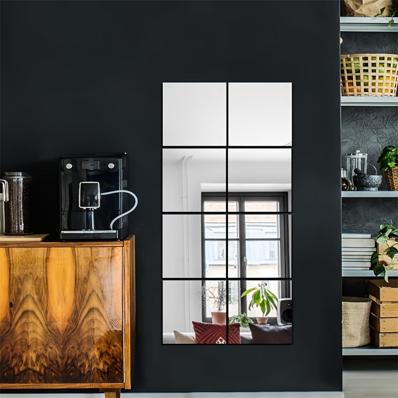 EleganceMirror – Luksus 3D Akryl Speilfliser Sett Skanto