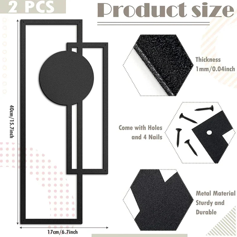 Skanto | Nordic Iron Silhouette Veggpryd Sett