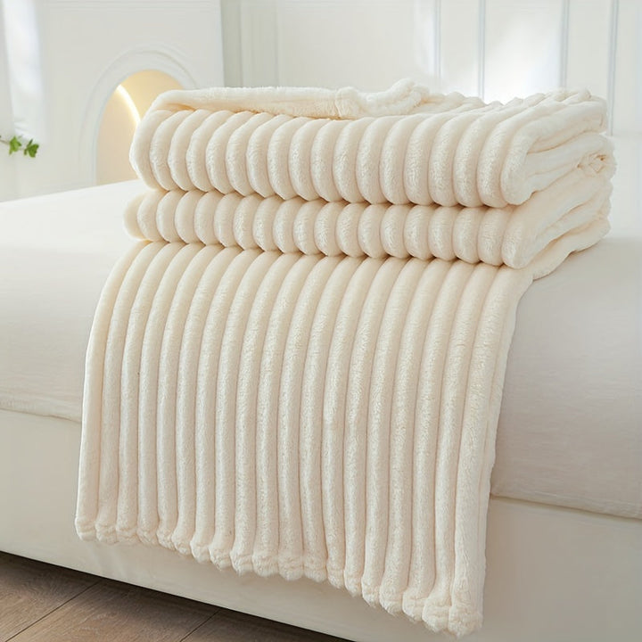 Skanto | Soft Plush Blanket with Rib Pattern