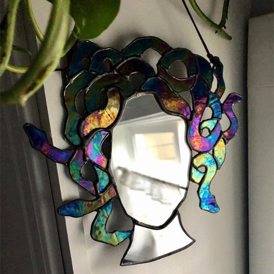 Skanto | Medusa Glassmaleri Solfanger Speil
