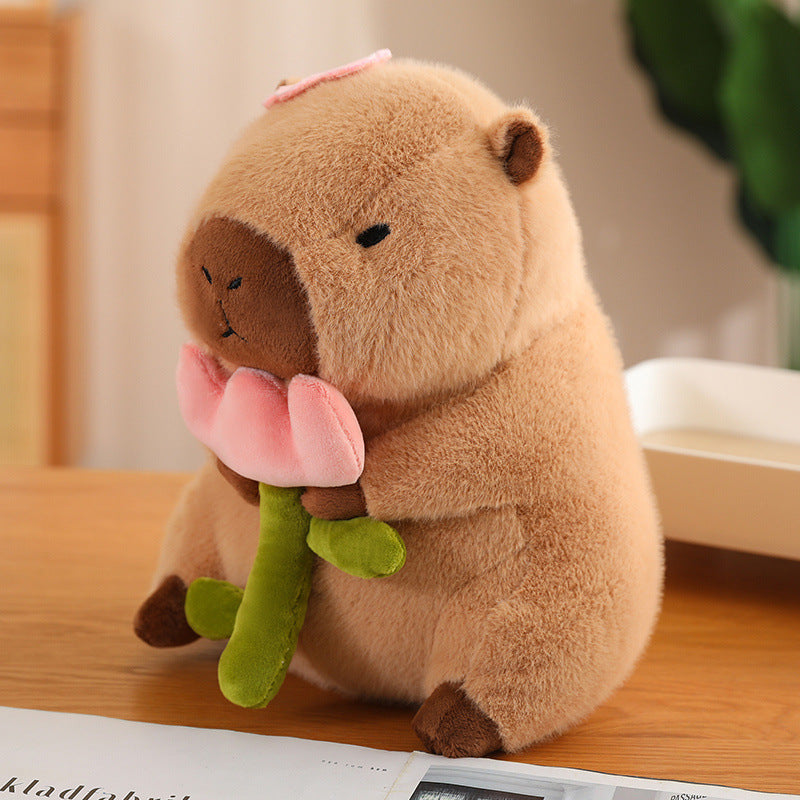 Skanto | CuddleCapy Kosedukke Plush | Kapybara & Kanin Design | Myk Kosedyr i Ulike Stiler & Størrelser