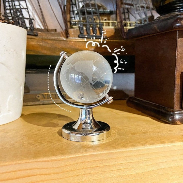 Klar Transparent Miniatyr Glass Jordklode | Skanto