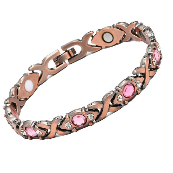 Skanto | Roségull Magnet Armbånd