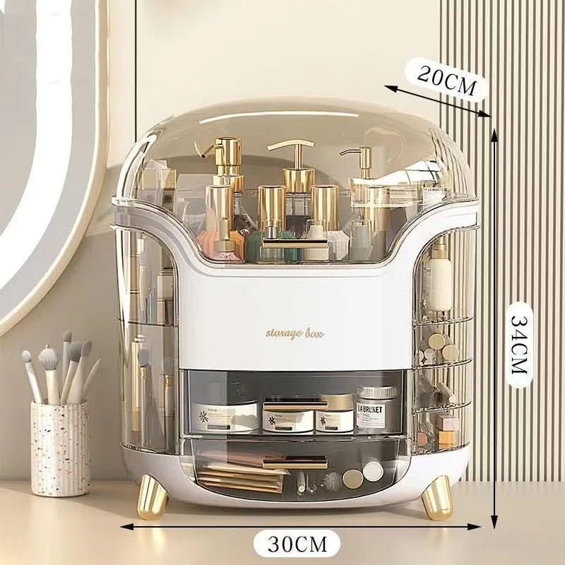 Norvo | opp organiser - Støvbestandig og vanntett kosmetikkboks med elegant design