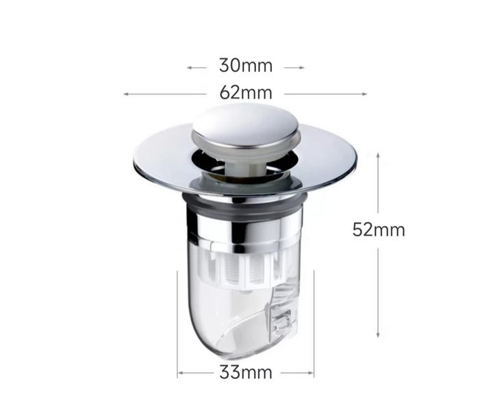 CleanSeal Universal Pop-Up Vaskepumpe Plug Skanto