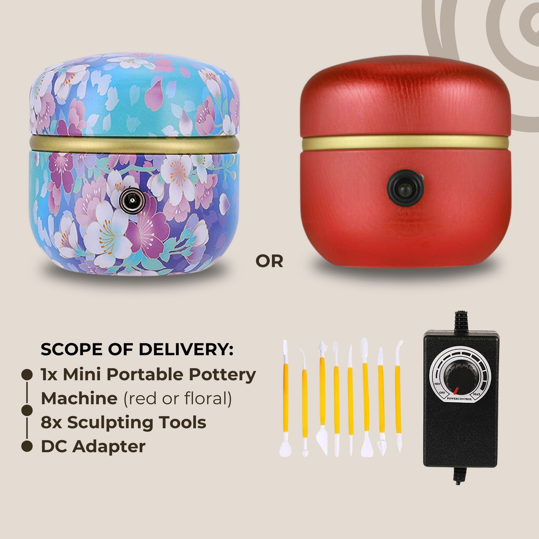 Skanto | Fire Forge Mini Potterimaskin — Kreativ Frihet og Avslappede Mesterverk Rett Hjemme