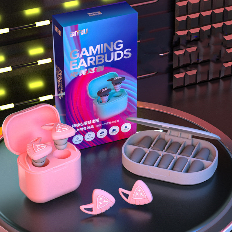 Norvo | Dobbelt-lag silikon ørepropper med 5 par skumørepropper, for støy, søvn og mer