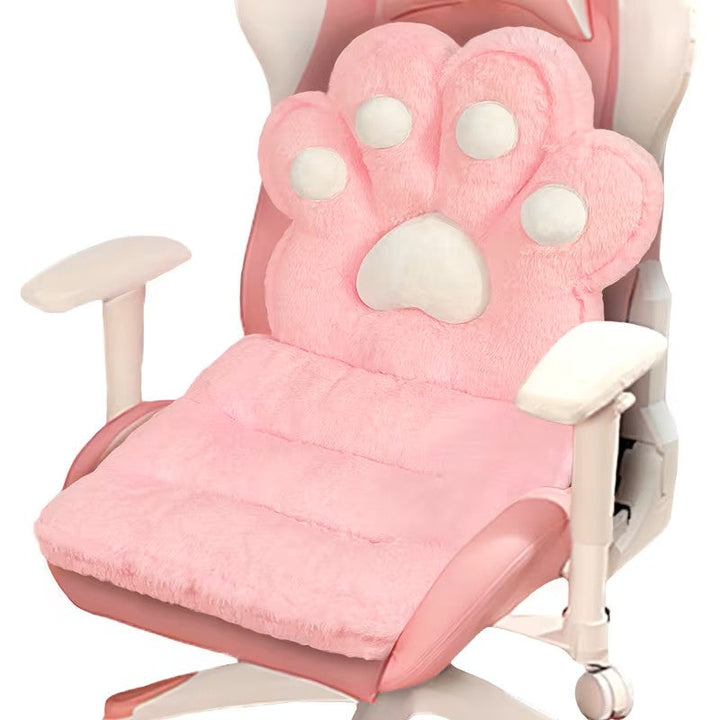 L-formet kattepotepute – kosete og myk | Fluffy sittepute for spillstoler og sofaer