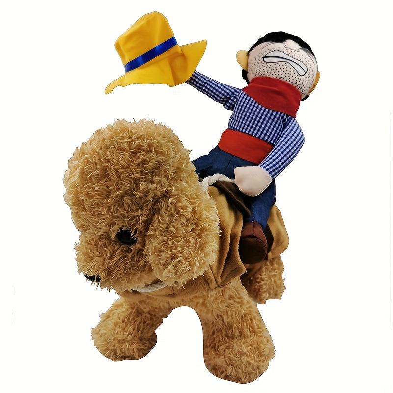 Skanto | Morsom Rider Hund Halloween Kostyme | Plush Sal Outfit