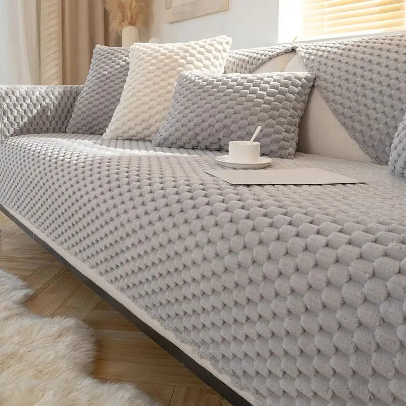 Skanto | CozySlip - Det ultimate sklisikre sofaovertrekket for mer komfort og stil