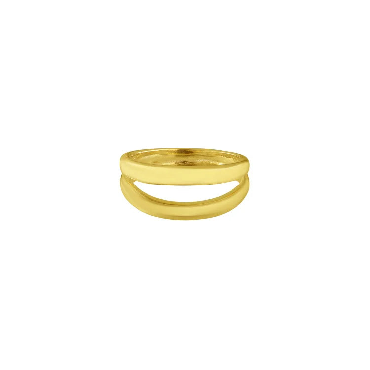 Aluna Dobbelt Ring - Elegant og Stilig Tilbehør